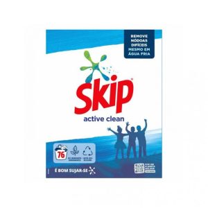 Skip Po Active Clean Detergente Roupa 76 Doses